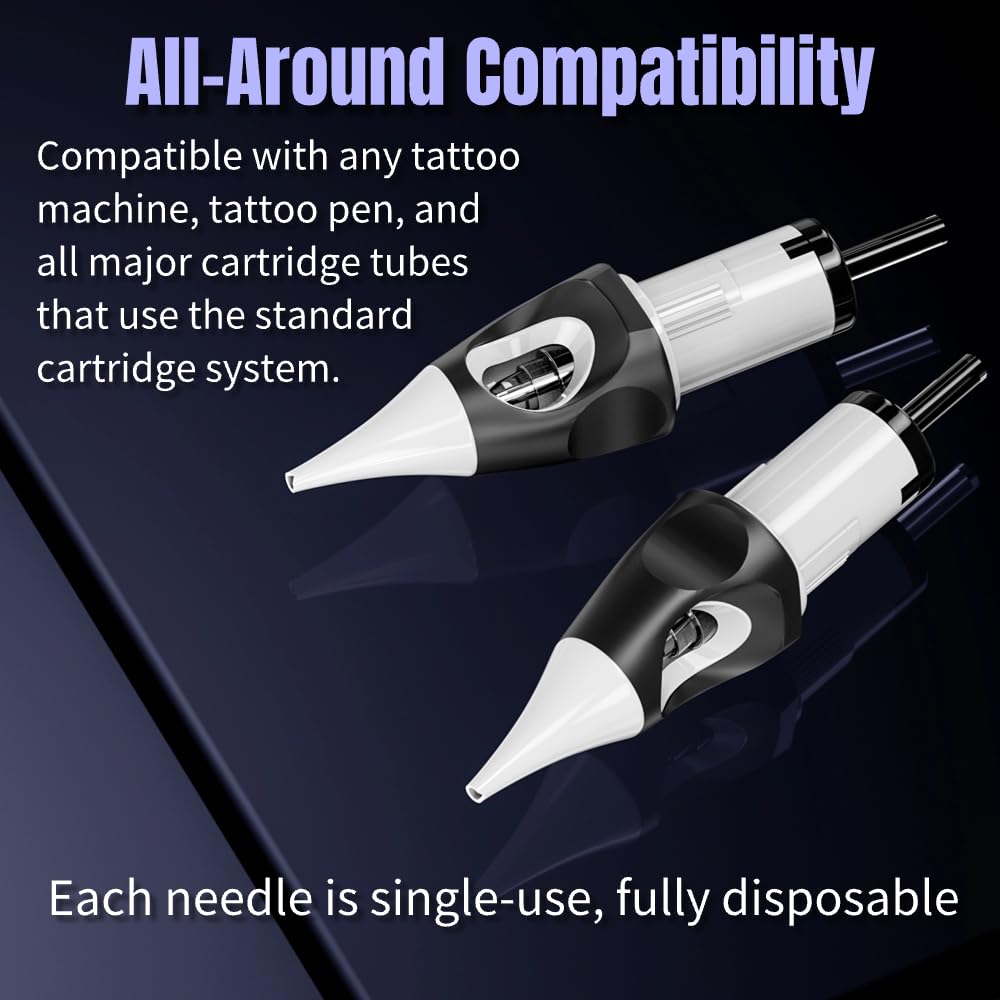 20Pcs Neebol Premium Tattoo Cartridge Needles