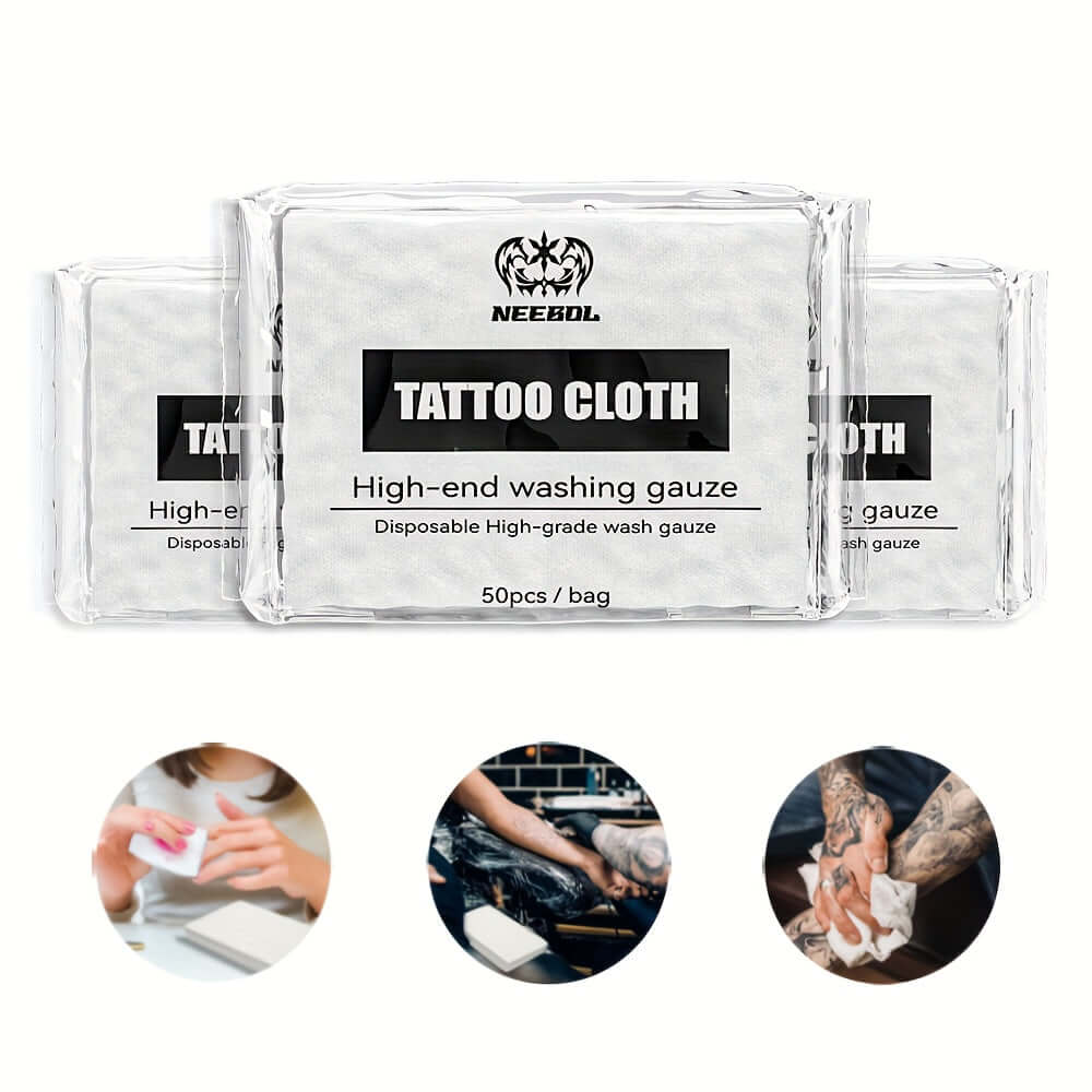 Neebol Tattoo Cloth Washing Gauze Wipe Paper - Aftercare