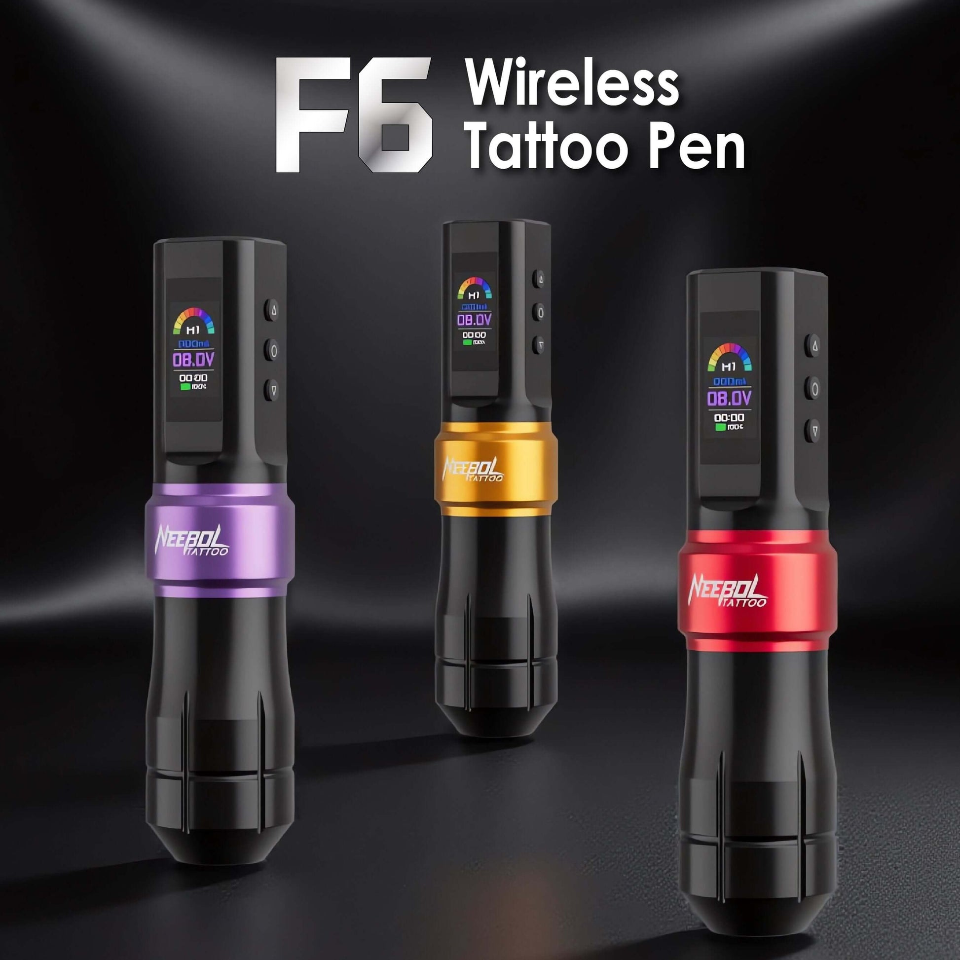 Neebol F6 Wireless Tattoo Pen Machine - 4MM Stroke