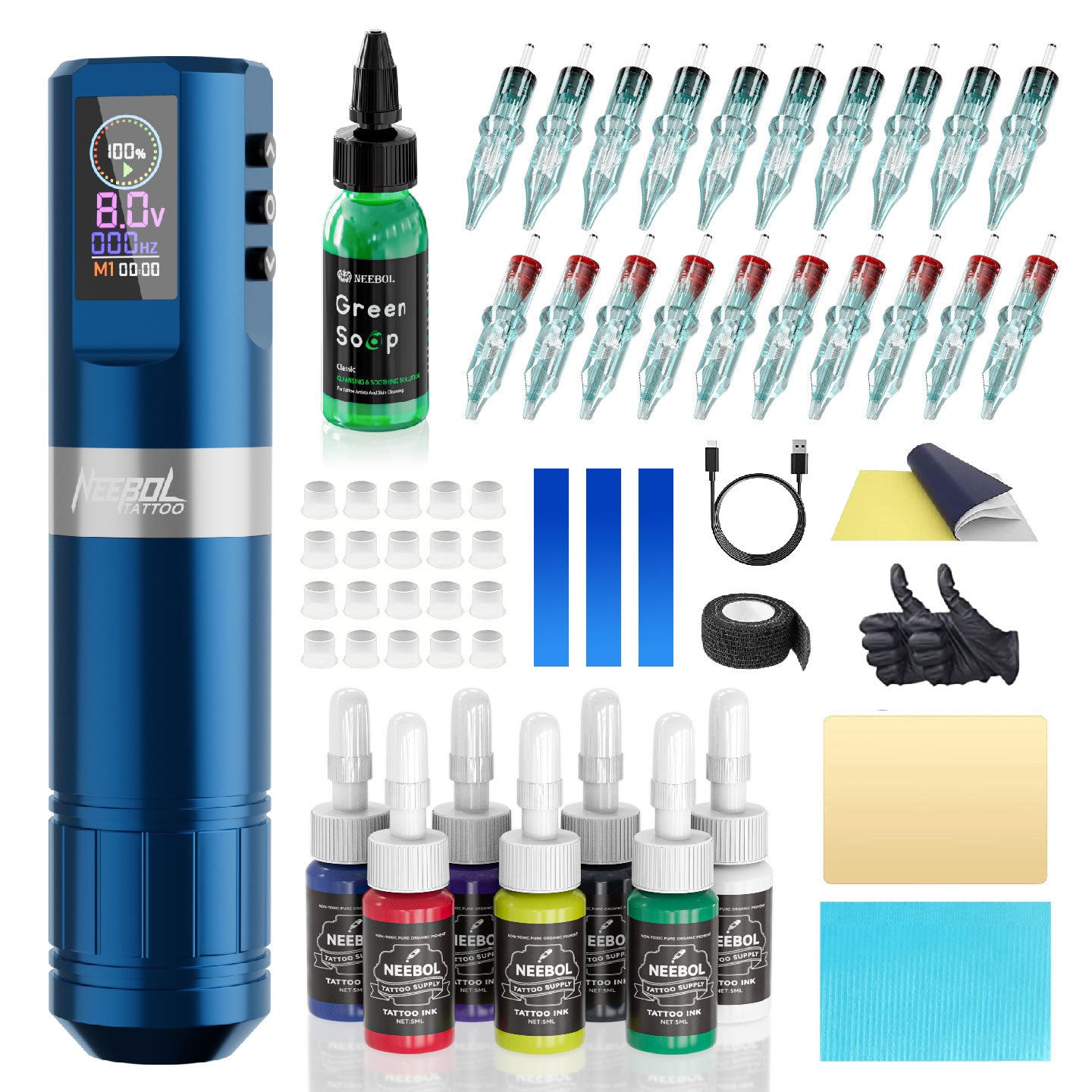 F7 Wireless Tattoo Pen Kit