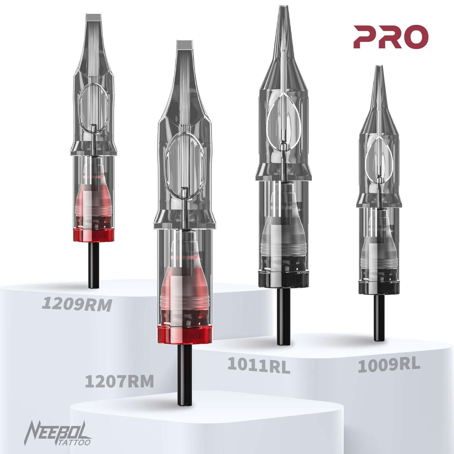 Tattoo Needle Cartridges, Round Magnum RM - GEM - Neebol