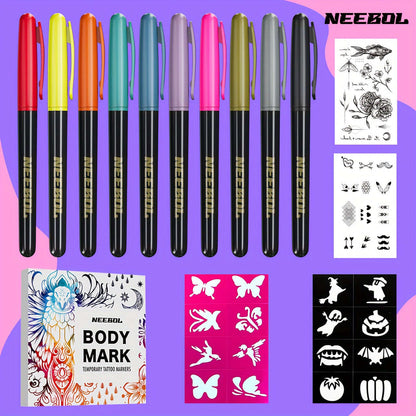 Neebol Temporary Tattoo Pen Markers