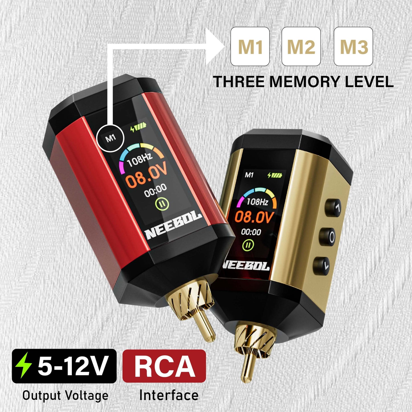 QM66 Wireless Tattoo Battery