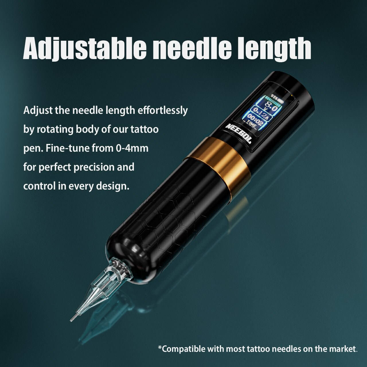 Neebol RI PRO Brushless Tattoo Pen Machine - 4MM Stroke