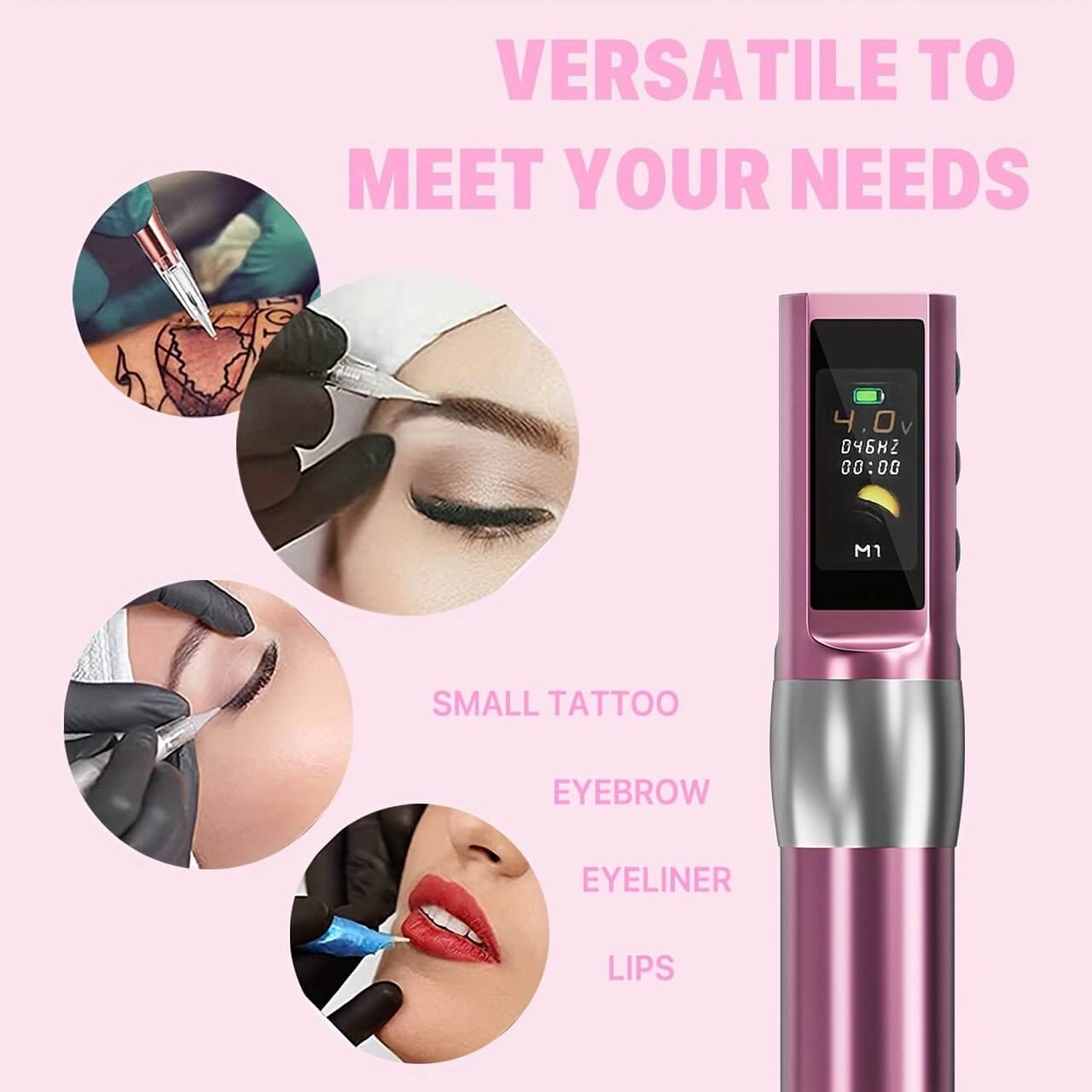 Neebol S2 PRO Hollow Cup Tattoo Pen Machine - PMU