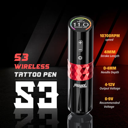 Neebol S3 Pro Wireless Tattoo Machine