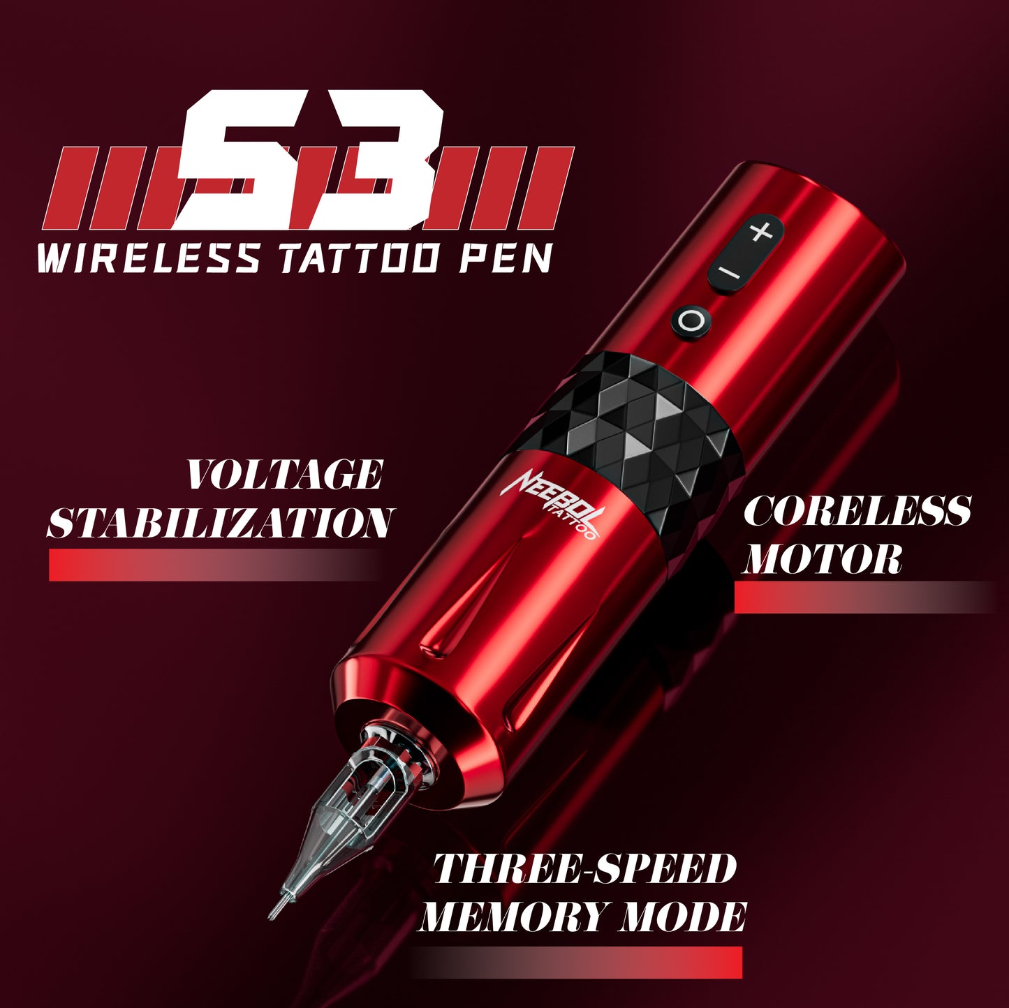 Neebol S3 Pro Wireless Tattoo Machine