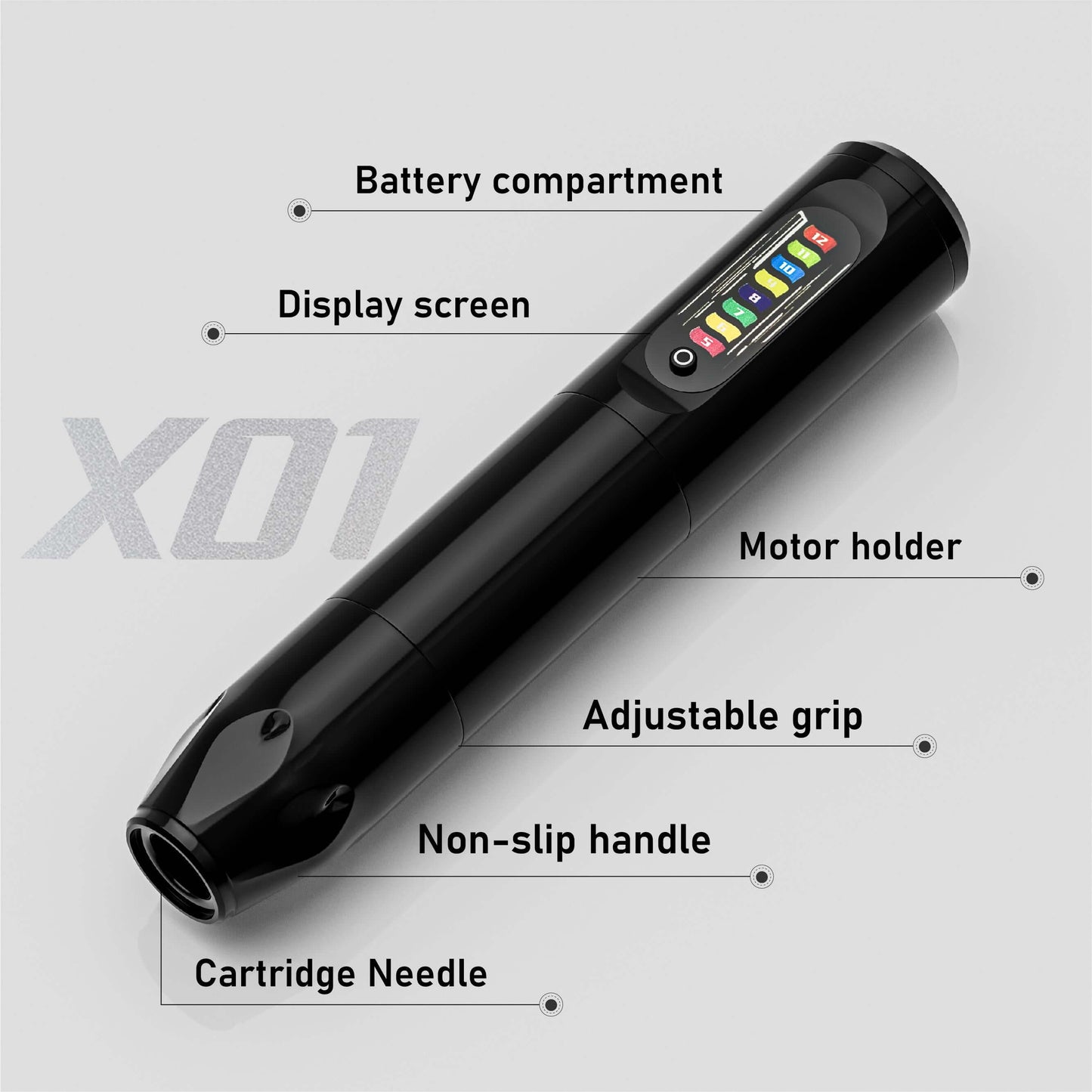 Neebol X01 Wireless Tattoo Pen Machine - 3.5MM Stroke