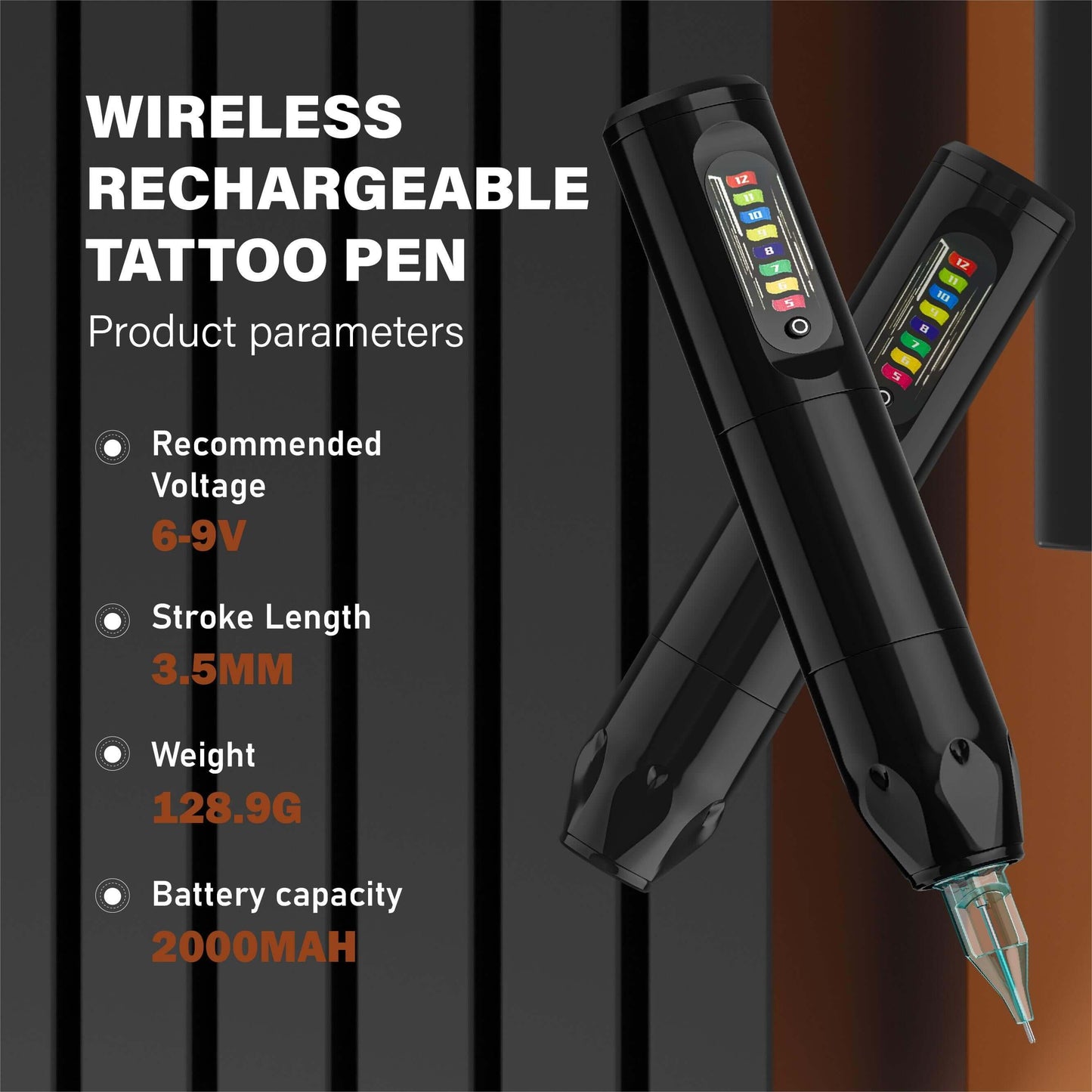 Neebol X01 Wireless Tattoo Pen Machine - 3.5MM Stroke