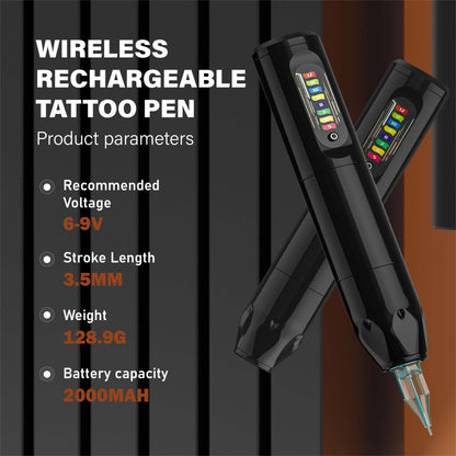 Neebol X01 Wireless Tattoo Pen Machine - 3.5MM Stroke